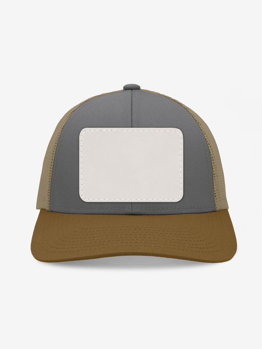 Trucker Snapback Hat (Rectangle Patch)