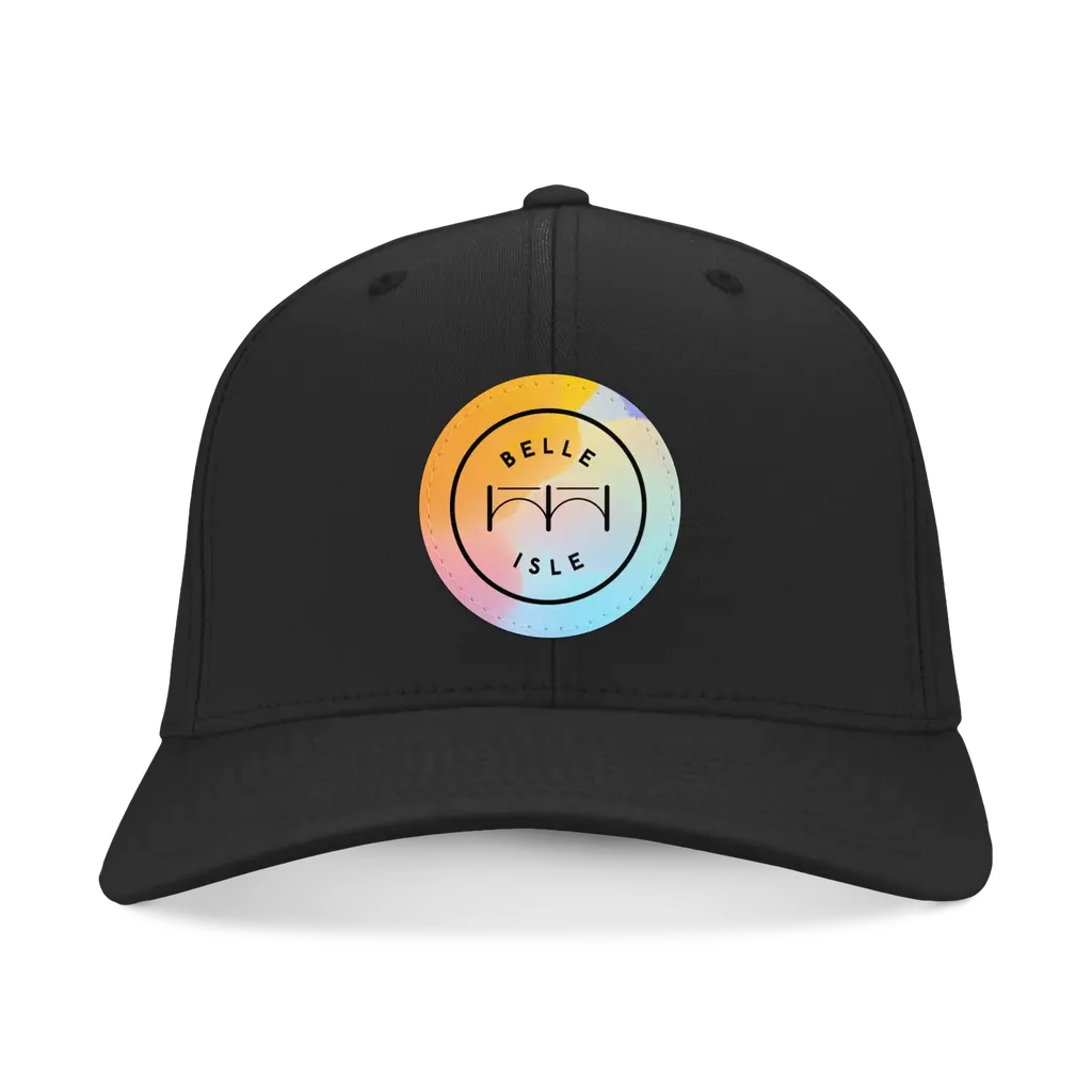 Water Color Circle Patch Hat