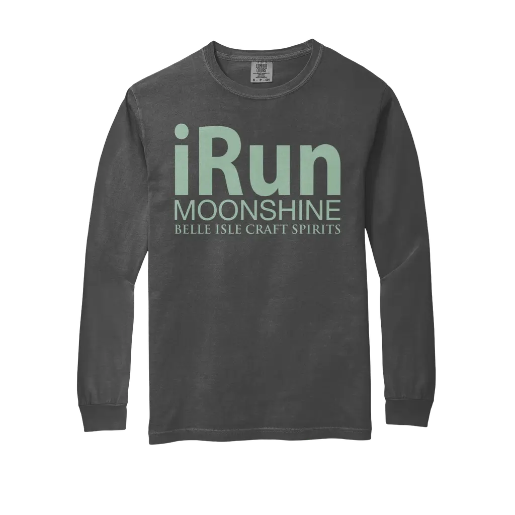Minty Comfort Colors Long Sleeve iRUN Moonshine