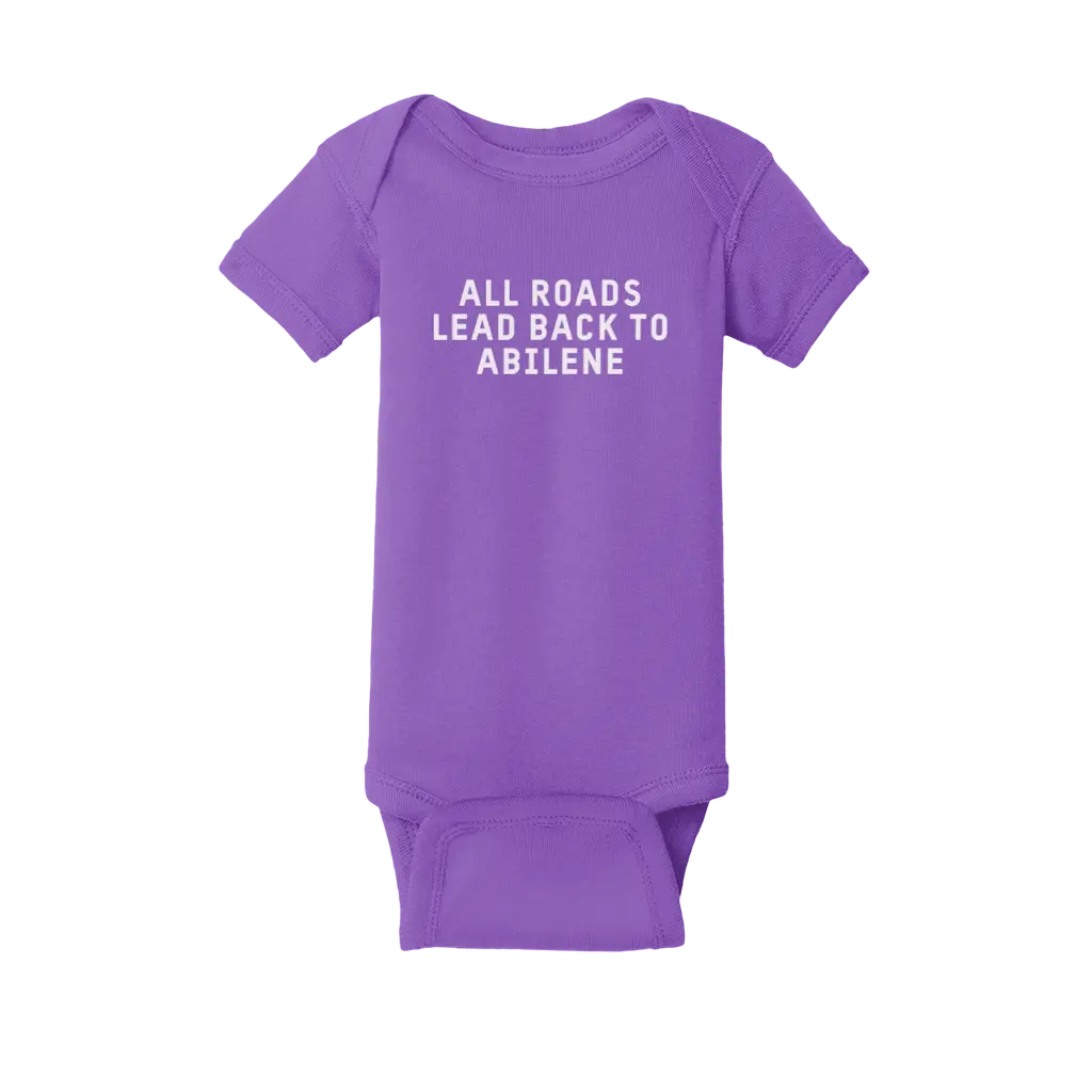All Roads Lead Back to Abilene Onesie