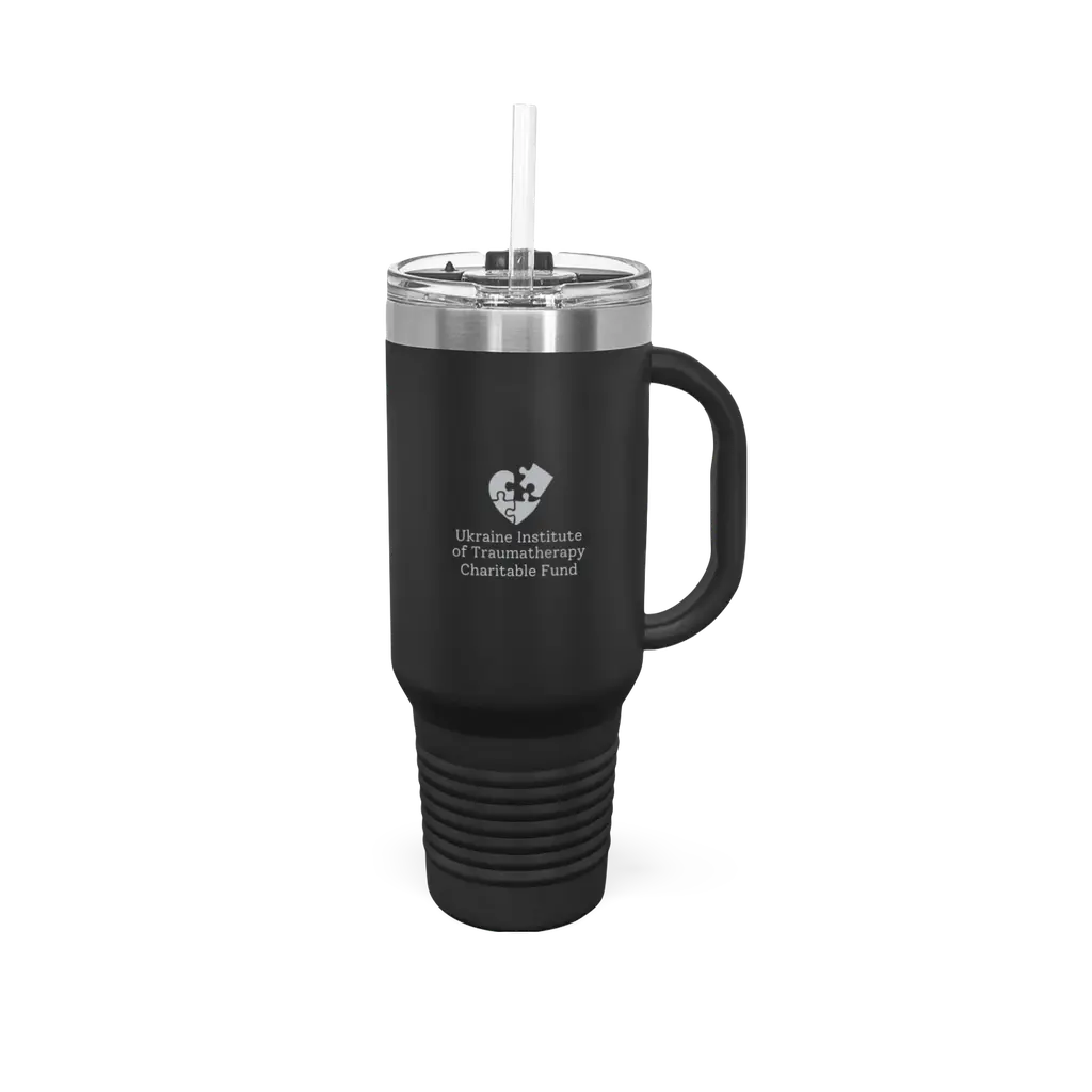 UIT Heart Logo Travel Mug 