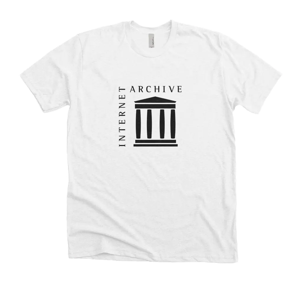 Internet Archive Logo Tee (Black Text)