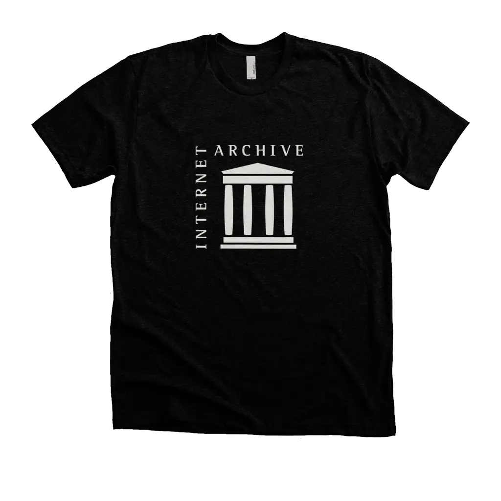 Internet Archive Logo Tee (White Text)