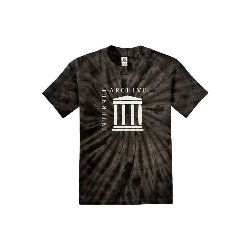 Internet Archive Logo Tie Dye Cotton Tee