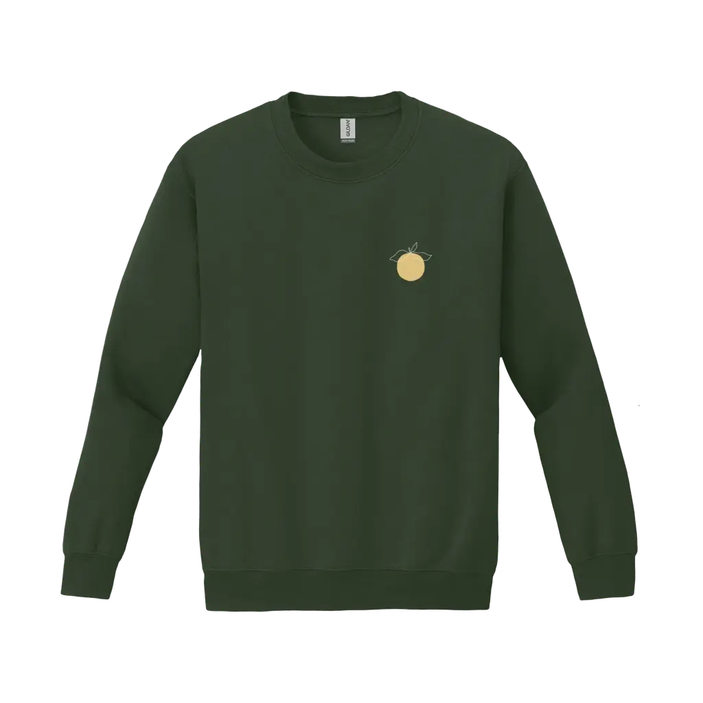 Orange Logo Crewneck