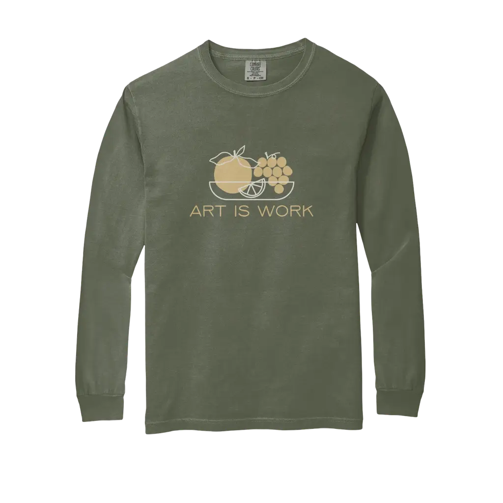 "Art is Work" Long Sleeve T-Shirt