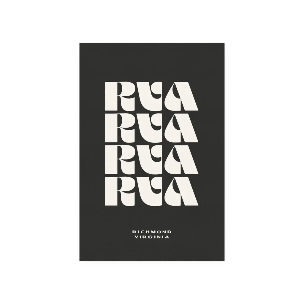 RVA Print (Black/White)