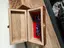 💙Large Wooden Jewelry Box with blue and yellow trim💛 thumbnail 4