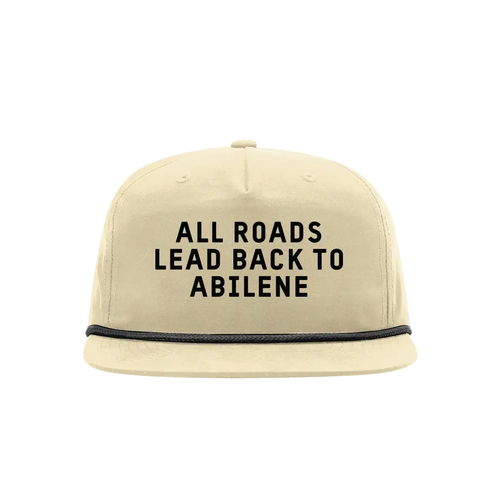 All Roads Lead Back to Abilene Snapback Cap