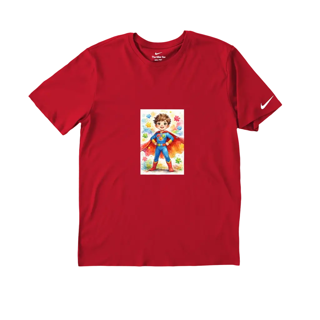 Autism Awareness Super Hero Kid