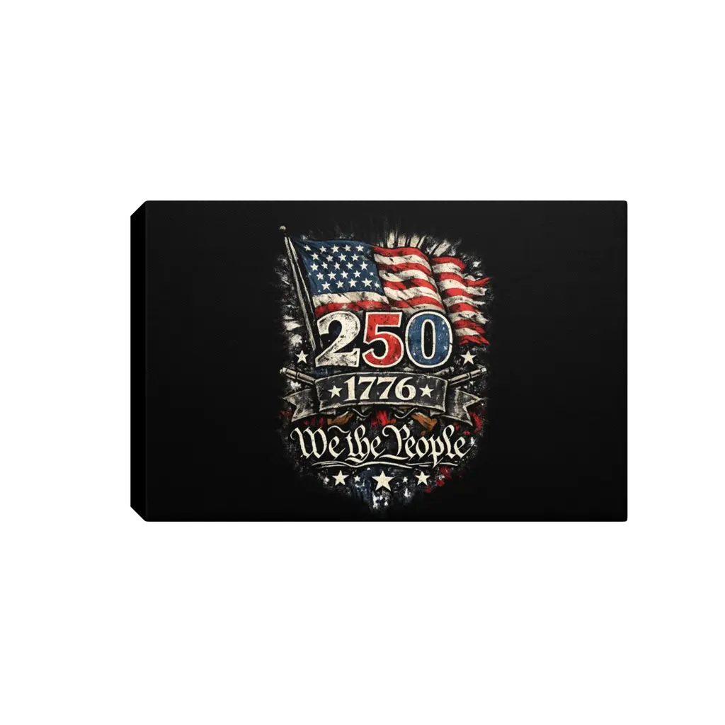 America 250 We The People Canvas