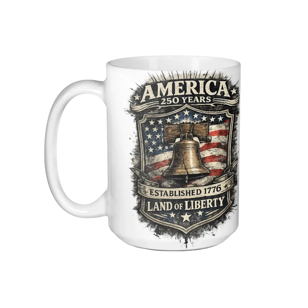 America 250 Land of Liberty Mug
