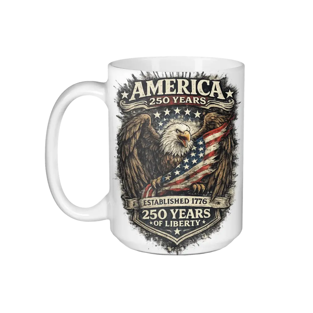 American 250 Eagle Tribute Mug 