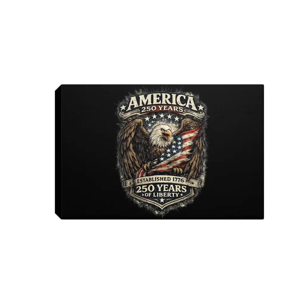 American 250 Eagle Tribute Canvas