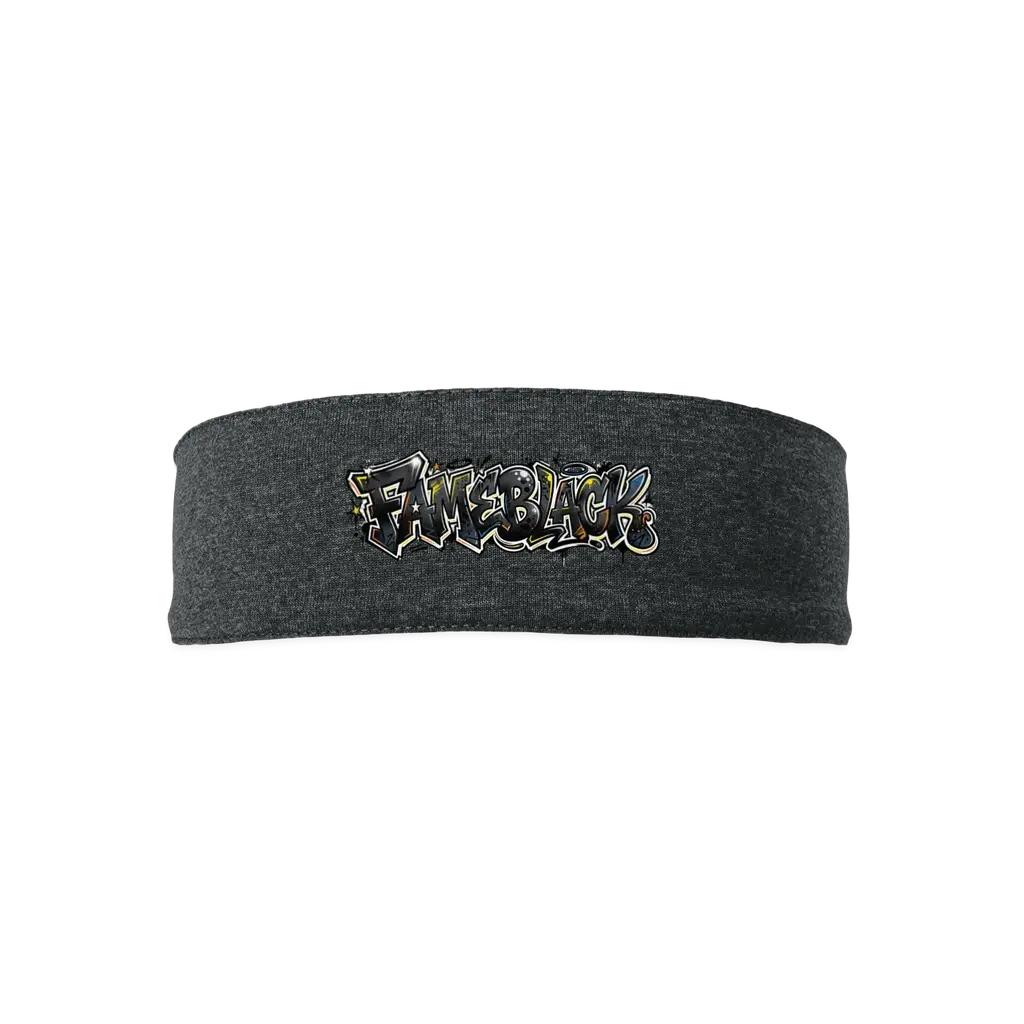 Fame Black Graffiti Headband