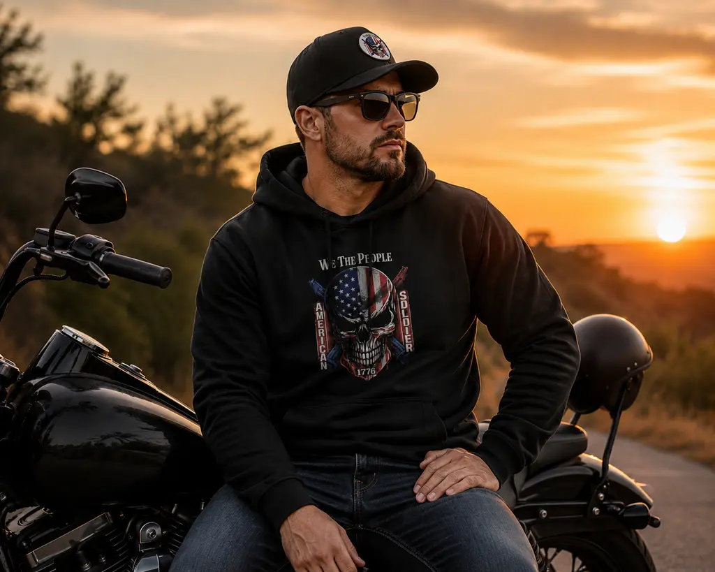 We the People American Soldier Hoodie