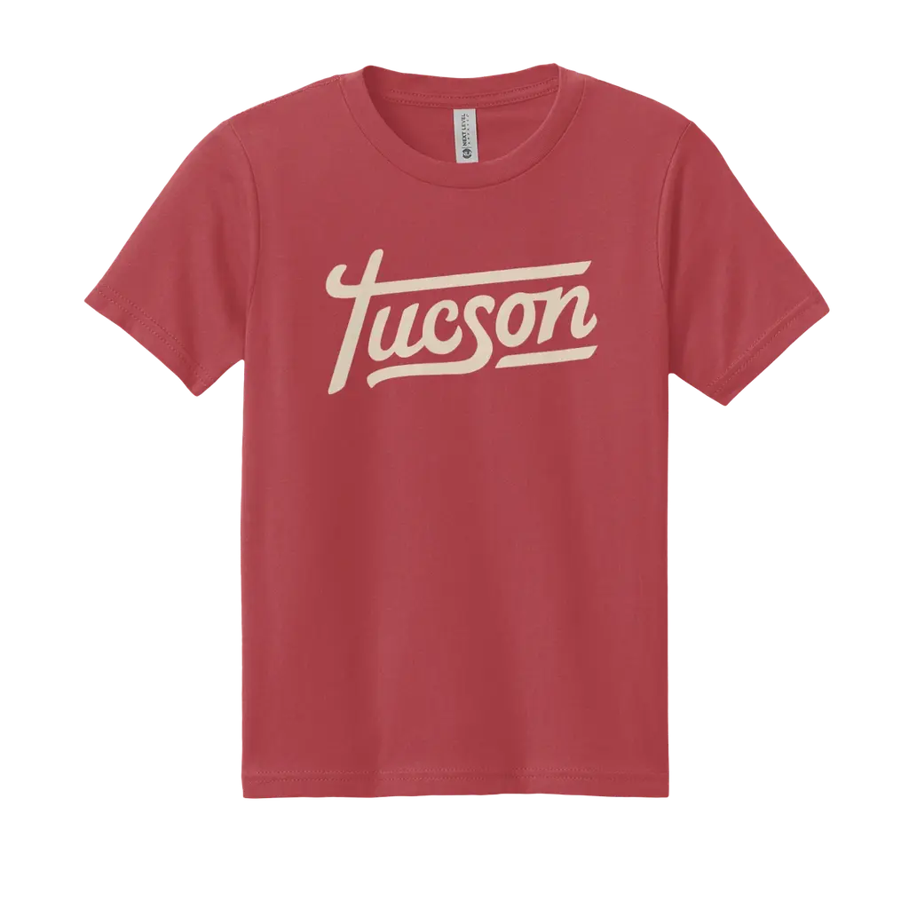 Tucson Red Faded Youth Tee