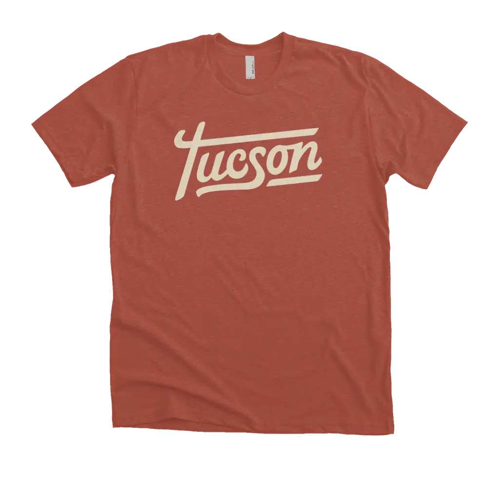 Tucson Red Faded Tee