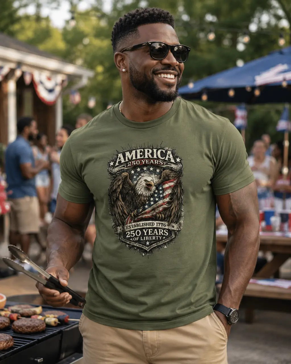American 250 Eagle Tribute T-shirt