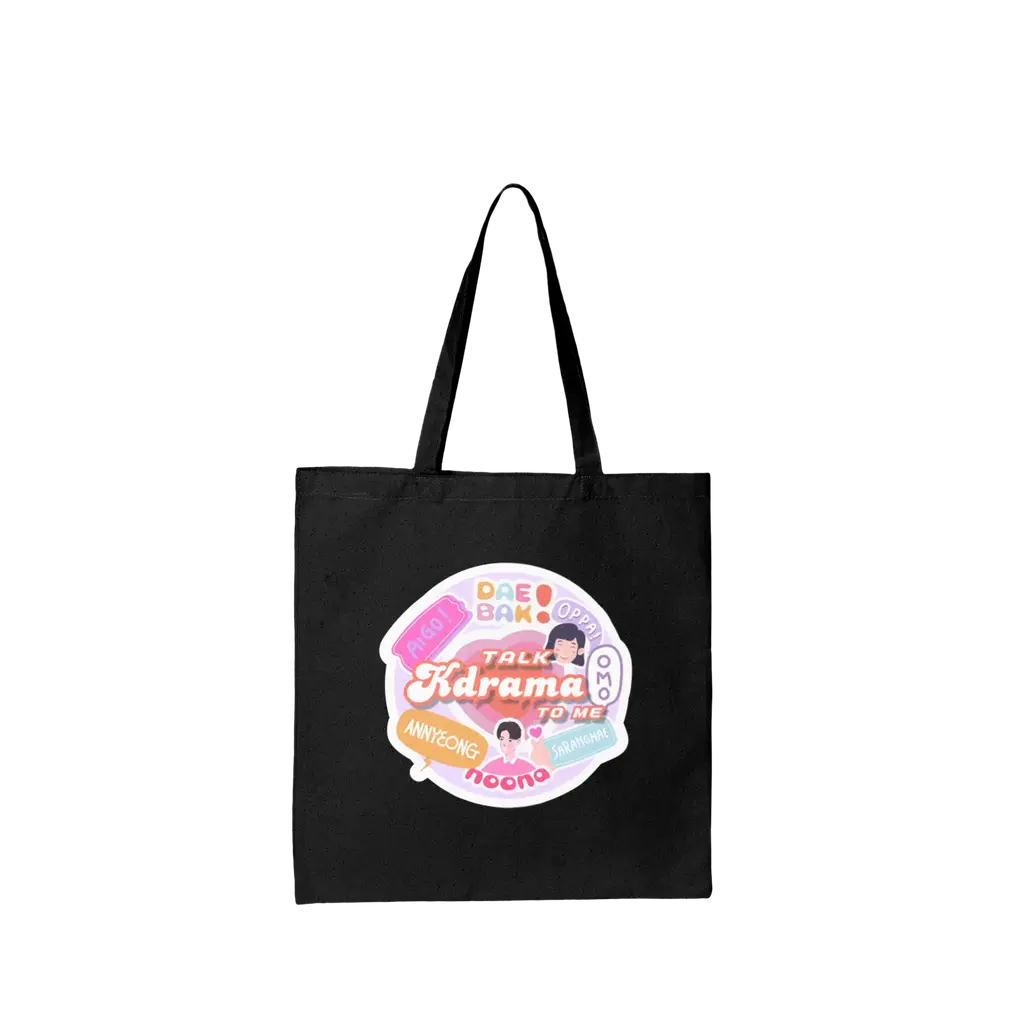 Talk Kdrama To Me Canvas Tote