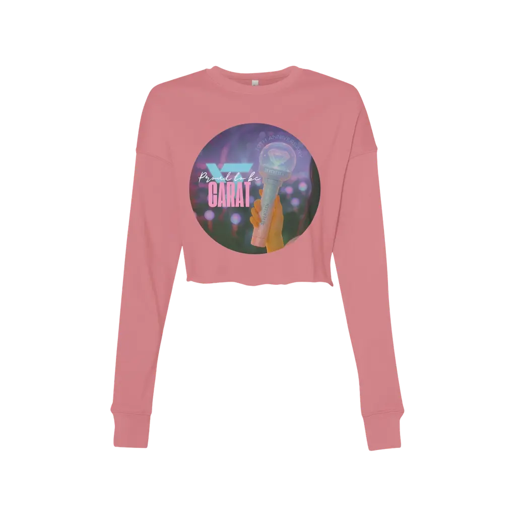 Proud To Be Carat Crop Fleece