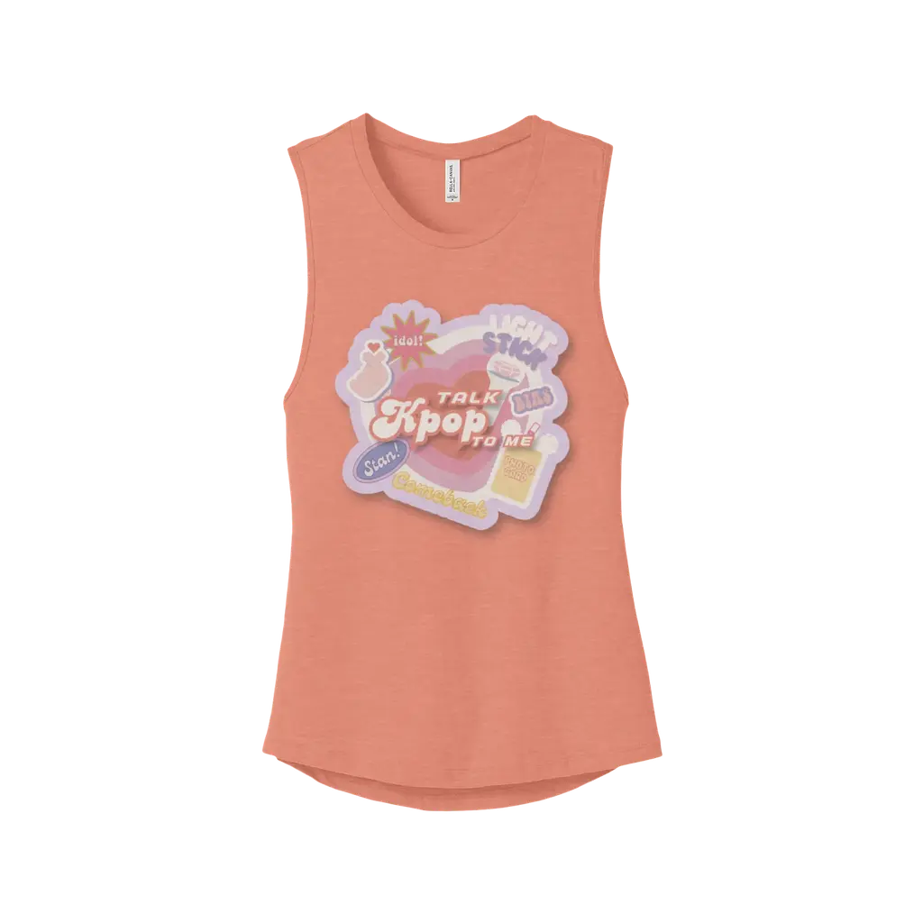 Talk Kpop To Me Women's Jersey Tank
