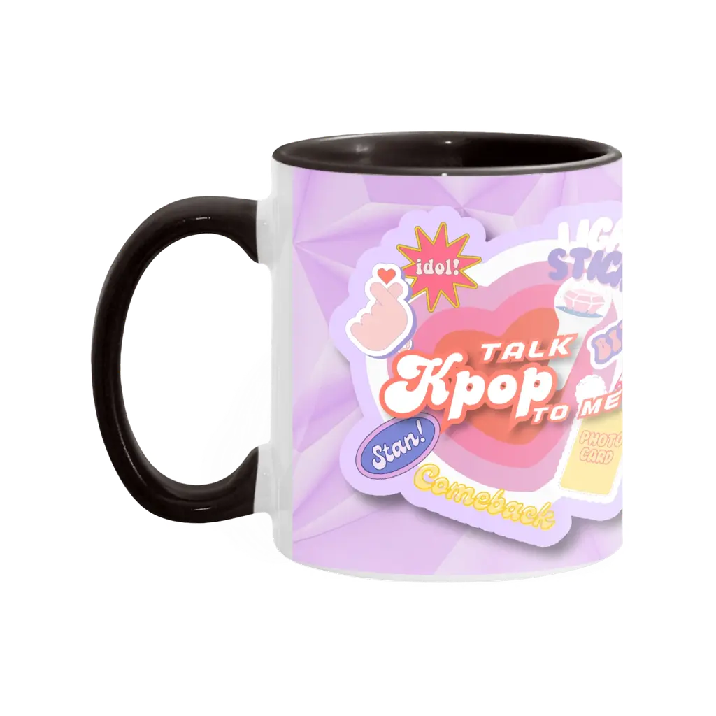 Talk Kpop To Me Ceramic Mug