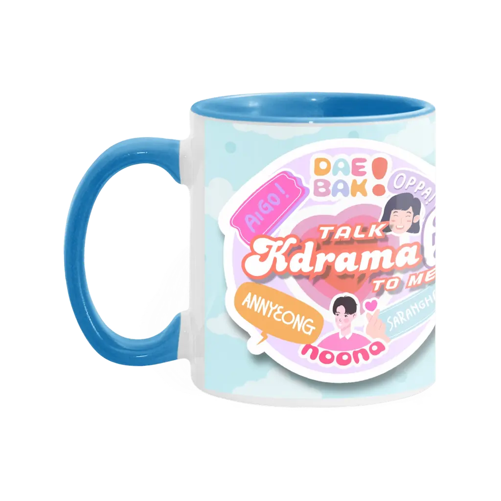 Talk Kdrama To Me Ceramic Mug
