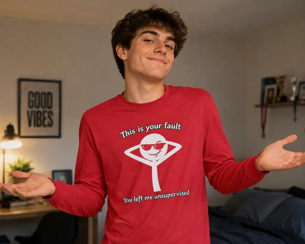 Left Unsupervised Long Sleeve T-Shirt