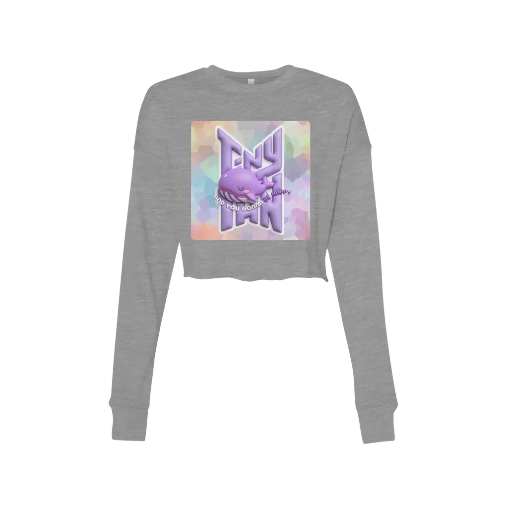 BTS Whale Crop Fleece