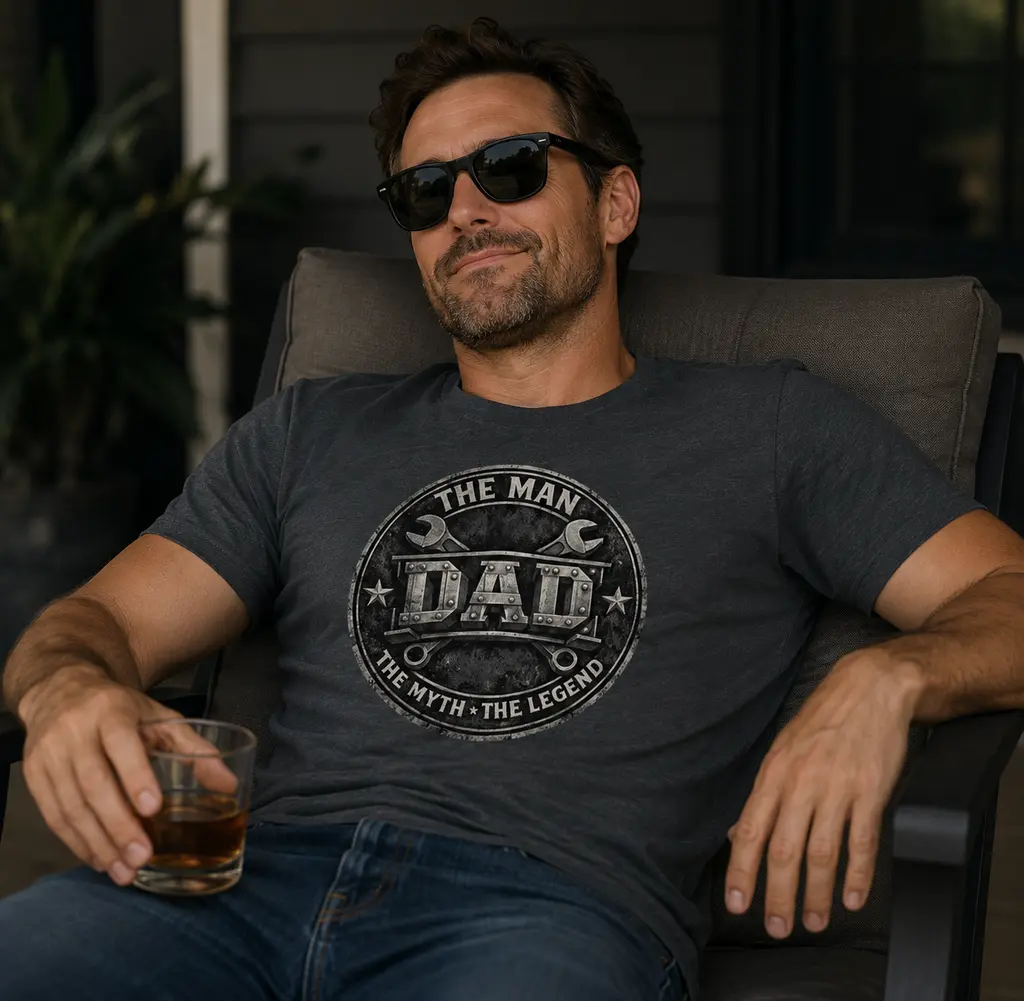 The Man The Myth The Legend Dad Wrench T-Shirt