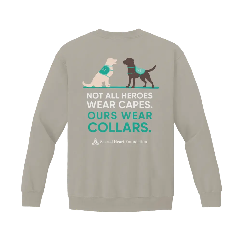 Facility Dog Heroes: Gildan Crewneck Sweatshirt