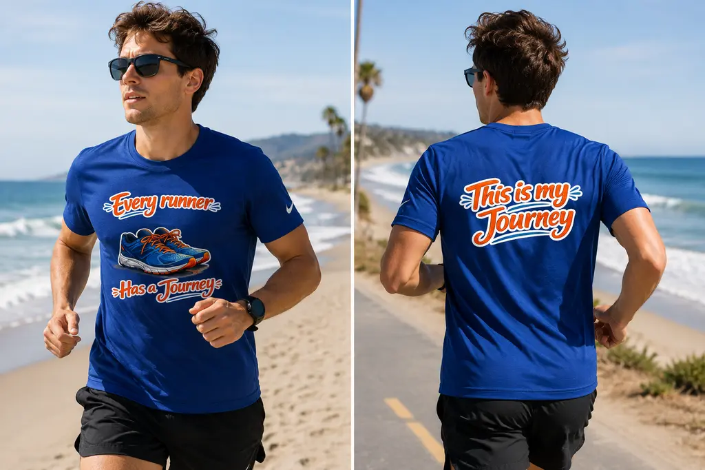 Every Runner Has a Journey Nike Dri-fit T-Shirt