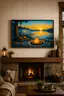 Lakeside camping Canvas Wall Art thumbnail 1