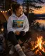 Lakeside camping Hoodie thumbnail 1