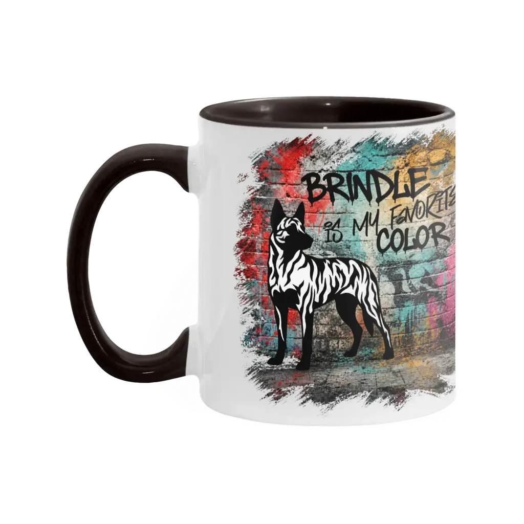 Brindle Graffiti - Mug
