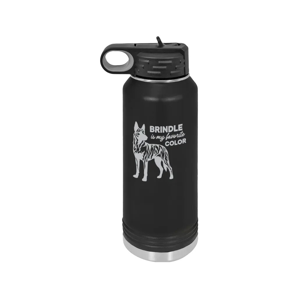 Brindle Favorite Color - Water Bottle