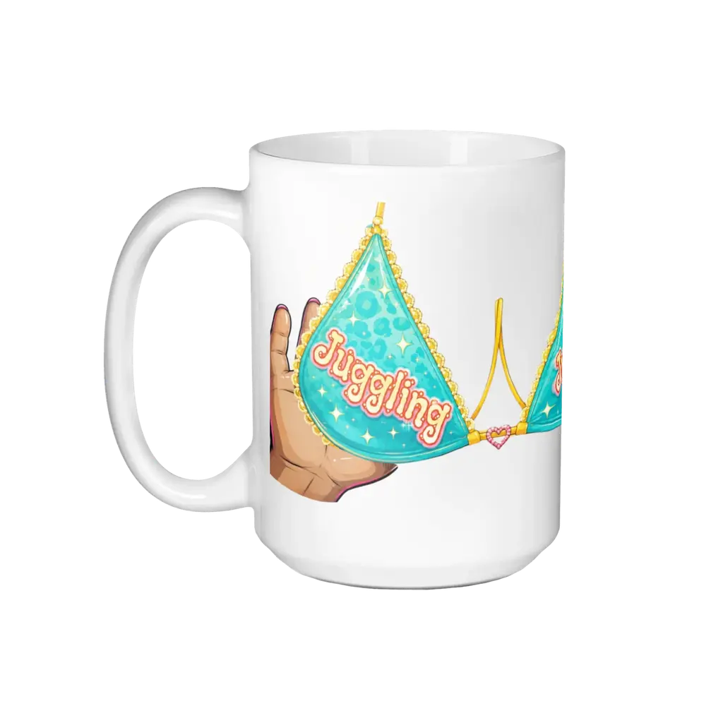 Juggling Bikini Top Mug