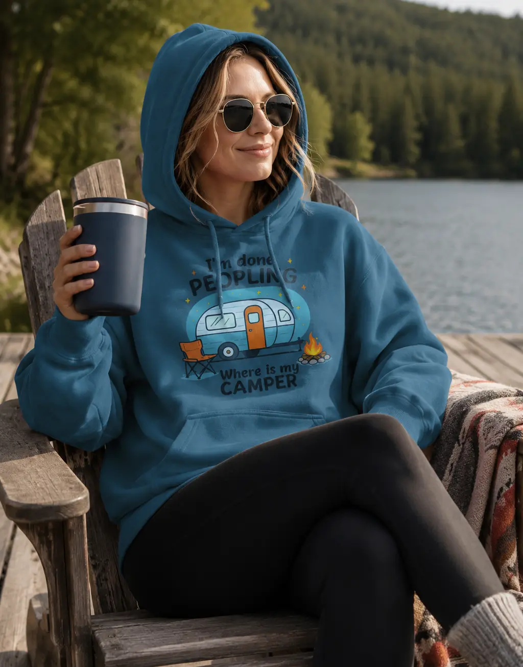 I'm Done Peopling, Wheres my camper Hoodie