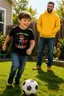 I have a Hero, I call him dad Youth T-shirt (Boy's Version) thumbnail 1