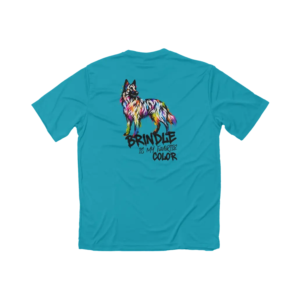 Brindle Favorite Color - Long Hair - Performance Tee
