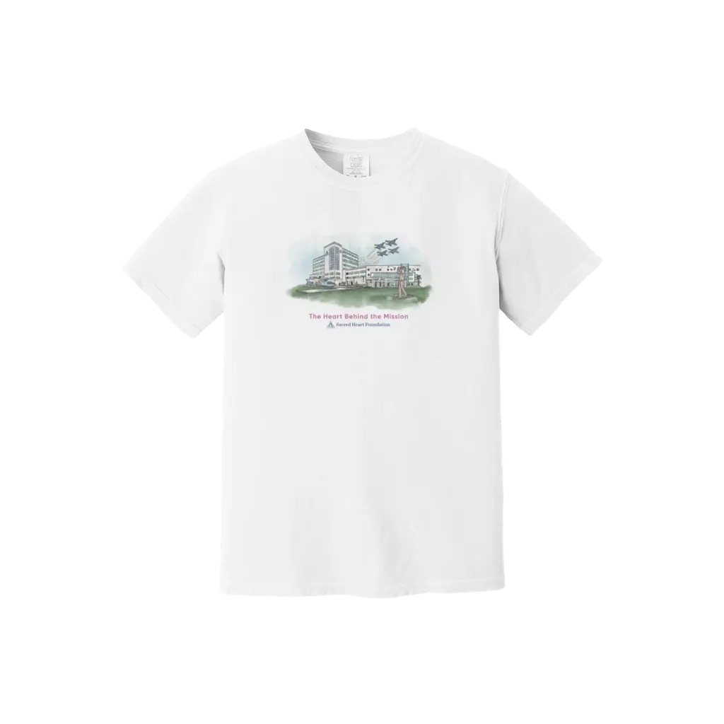 Heart Behind the Mission-Sacred Heart: Comfort Colors T-Shirt