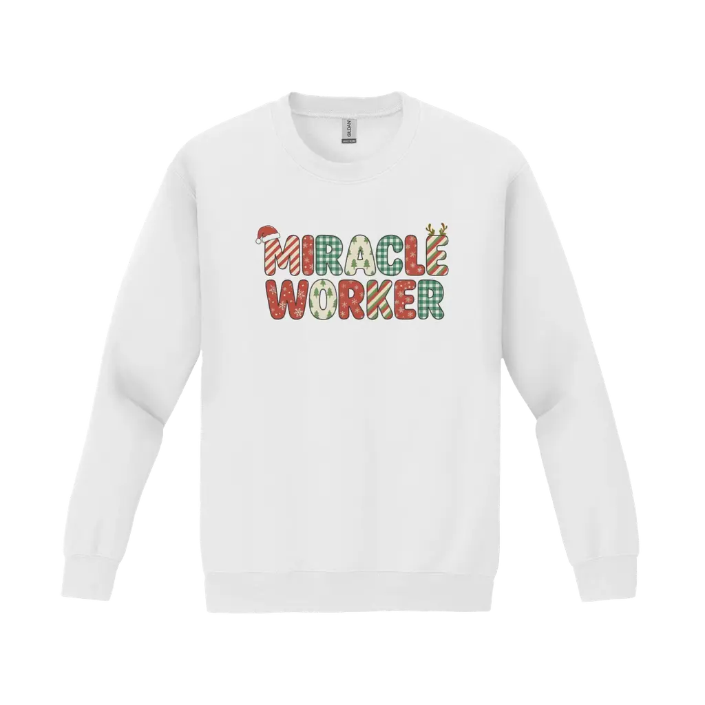 Miracle Worker: Gildan Crewneck Sweatshirt