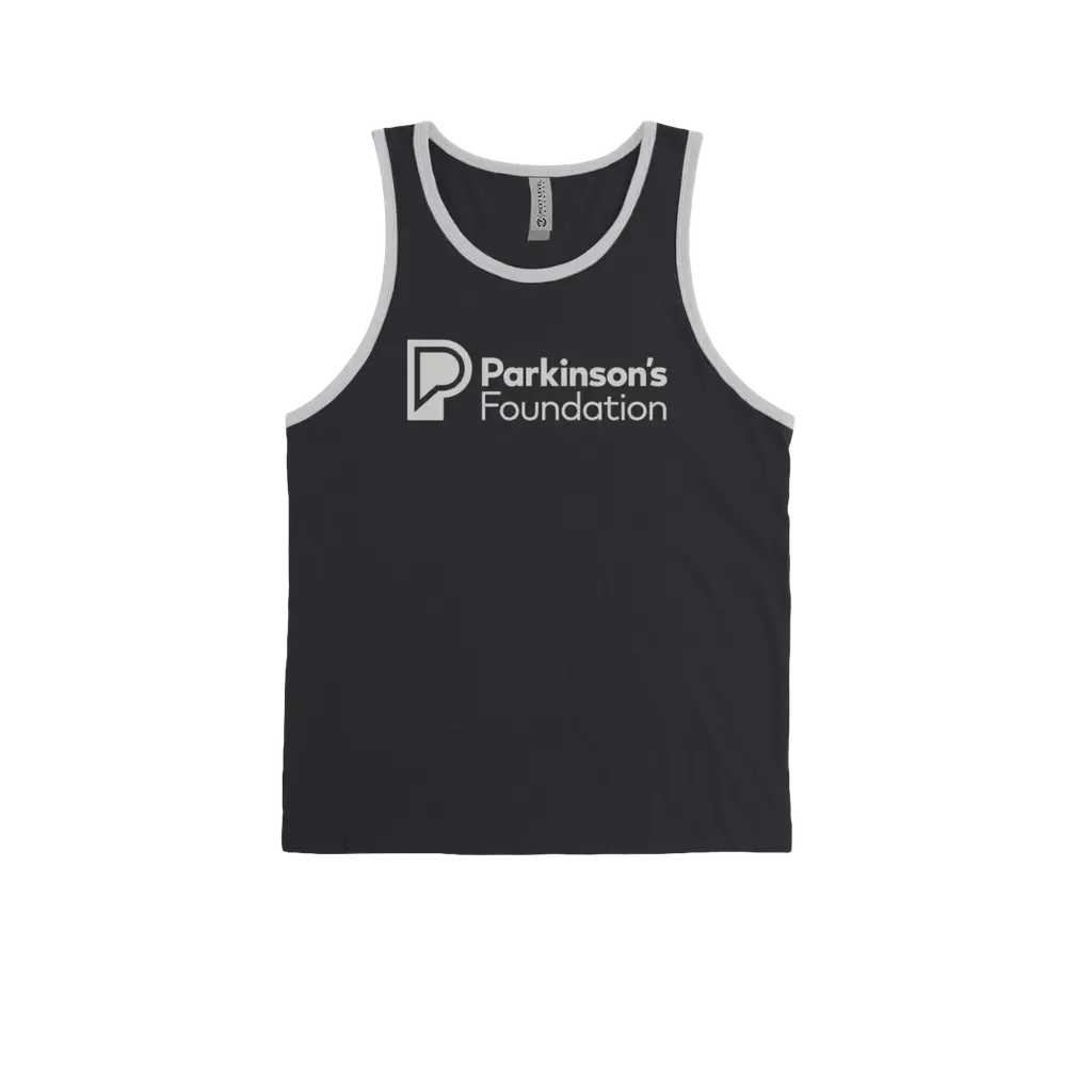 'Parkinson's Foundation' White Trim Tank