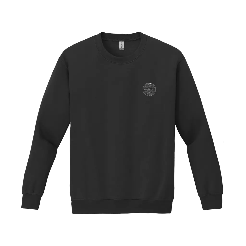 Nurse Life: Gildan Crewneck Sweatshirt