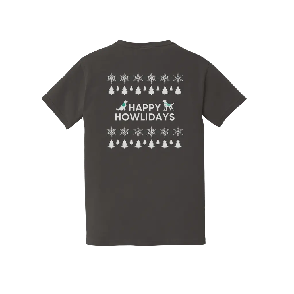 Happy Howlidays - Facility Dog: Comfort Colors T-Shirt