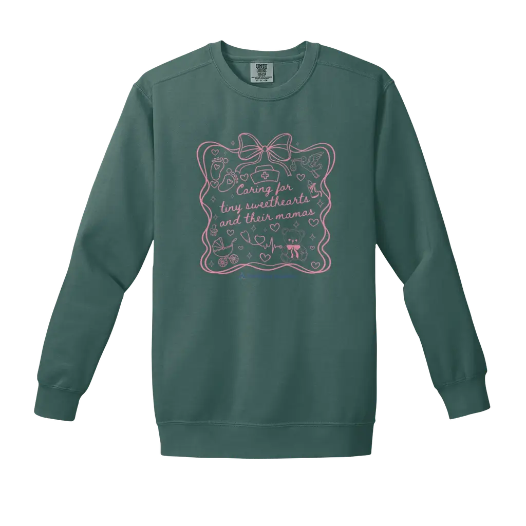 Mother Baby Love: Comfort Colors Crewneck Sweatshirt