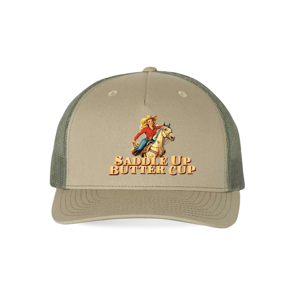 Saddle Up Butter Cup Women's Trucker Hat