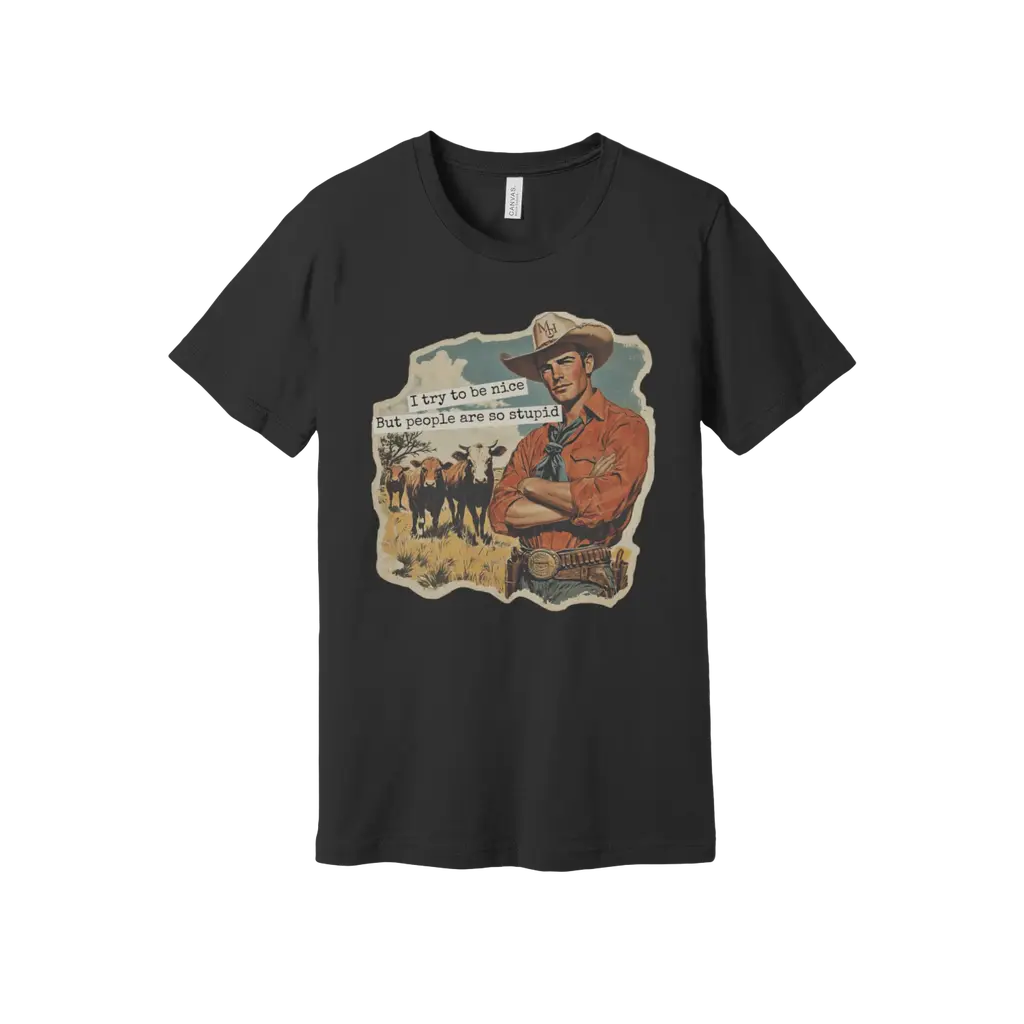 I Try To Be Nice Men's Cotton Tee