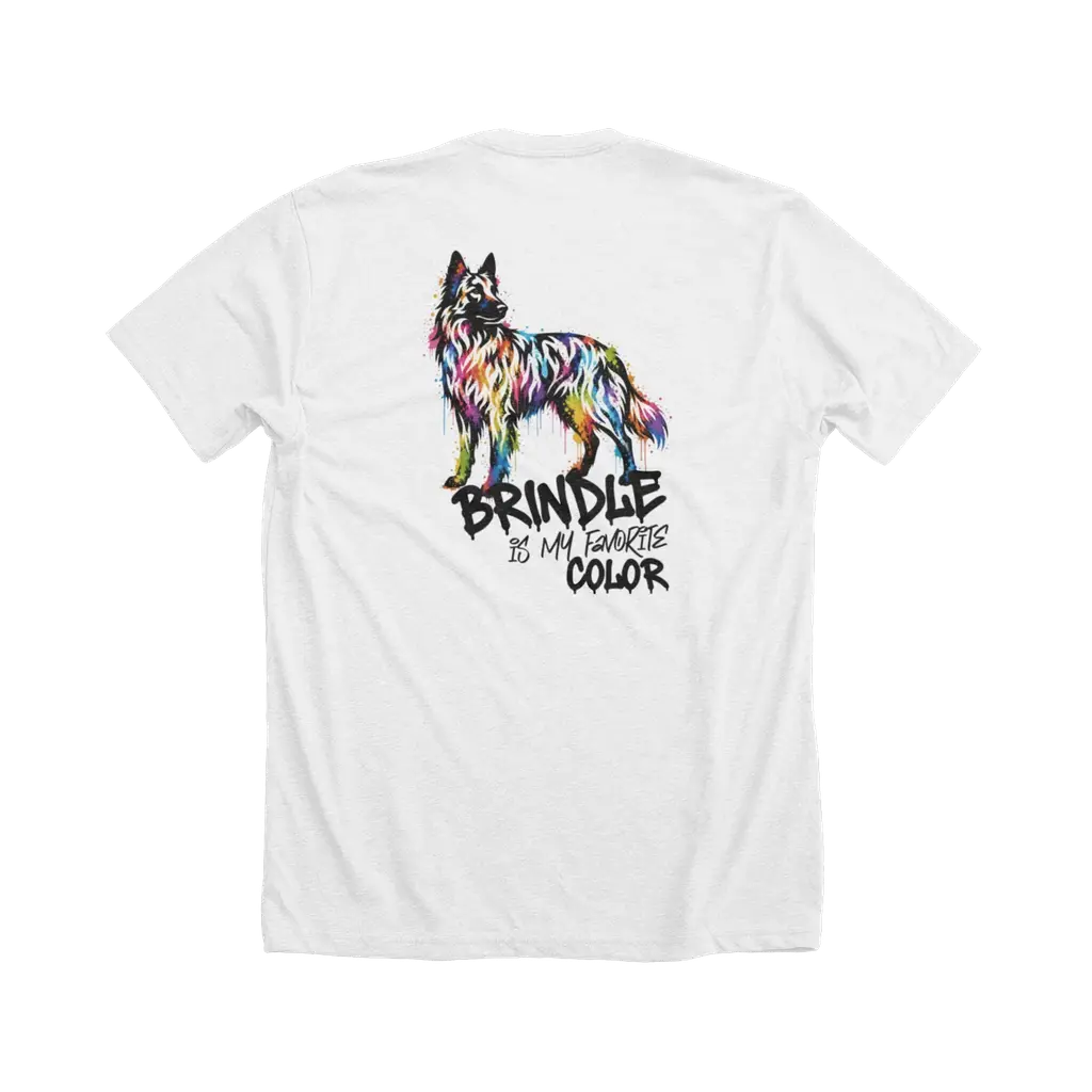 Brindle Favorite Color - Long Hair - Soft Tee 